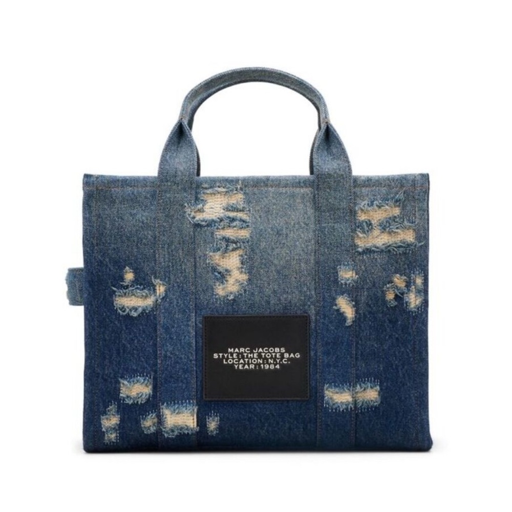Marc Jacobs Blue Denim Tote Bag - Picture 3 of 6
